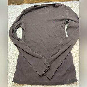 Tommy Hilfiger Brown Long Sleeve Shirt